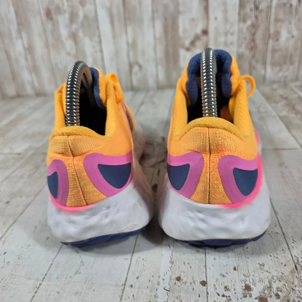 New Balance Fresh Foam Evoz v2 Womens Orange Pink Running Shoes WEVOZLO2 Size 7